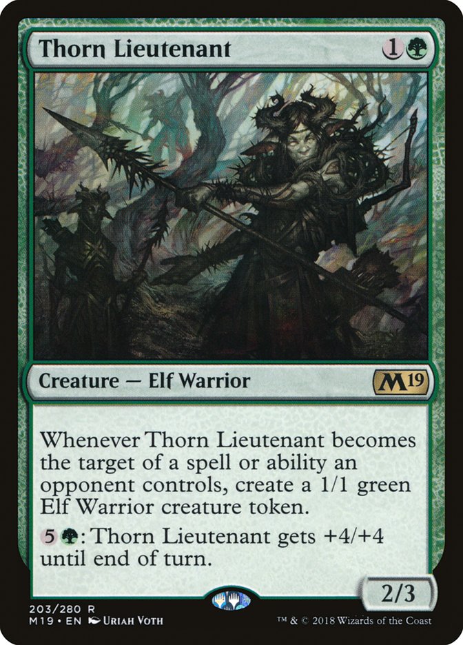 Thorn Lieutenant [Core Set 2019] | Mega City Incorporated