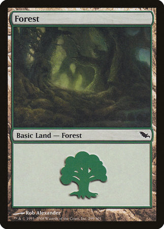 Forest (299) [Shadowmoor] | Mega City Incorporated