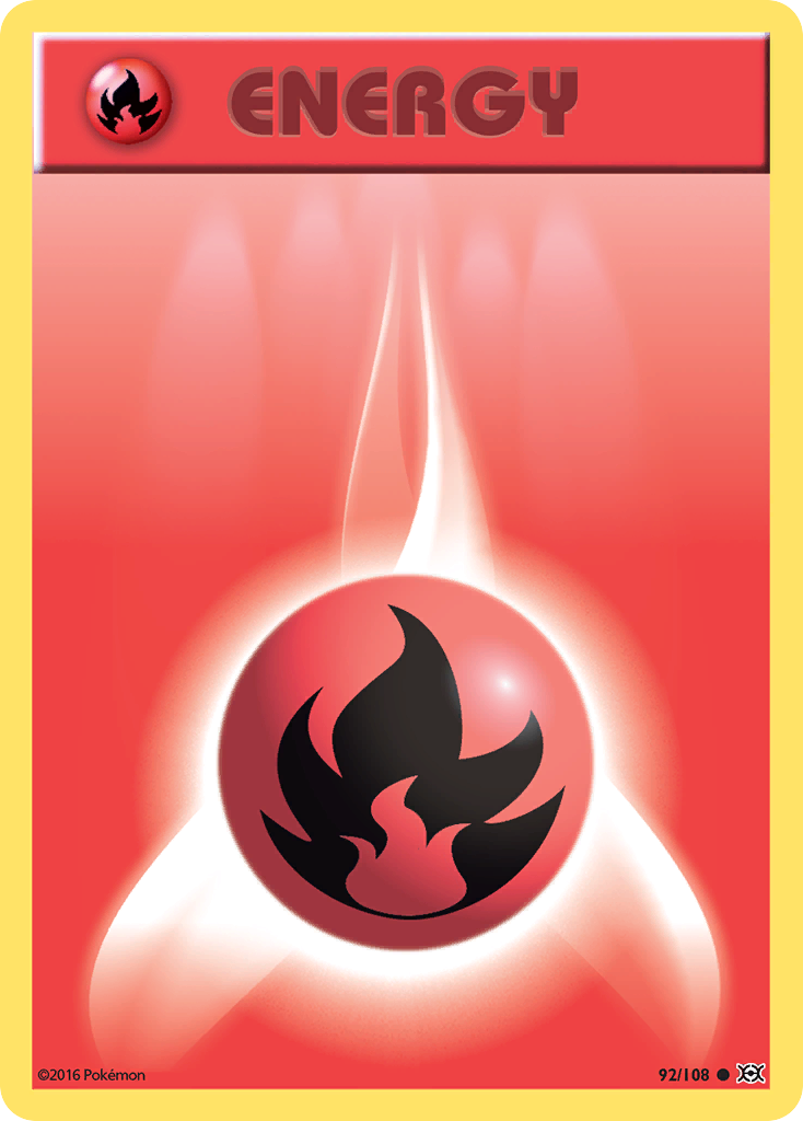 Fire Energy (92/108) [XY: Evolutions] | Mega City Incorporated