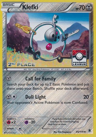 Klefki (66/119) (League Promo 2nd Place) [XY: Phantom Forces] | Mega City Incorporated