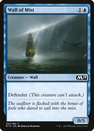 Wall of Mist [Core Set 2019] | Mega City Incorporated