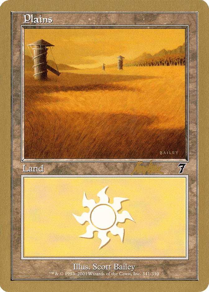 Plains (bk341) (Brian Kibler) [World Championship Decks 2002] | Mega City Incorporated