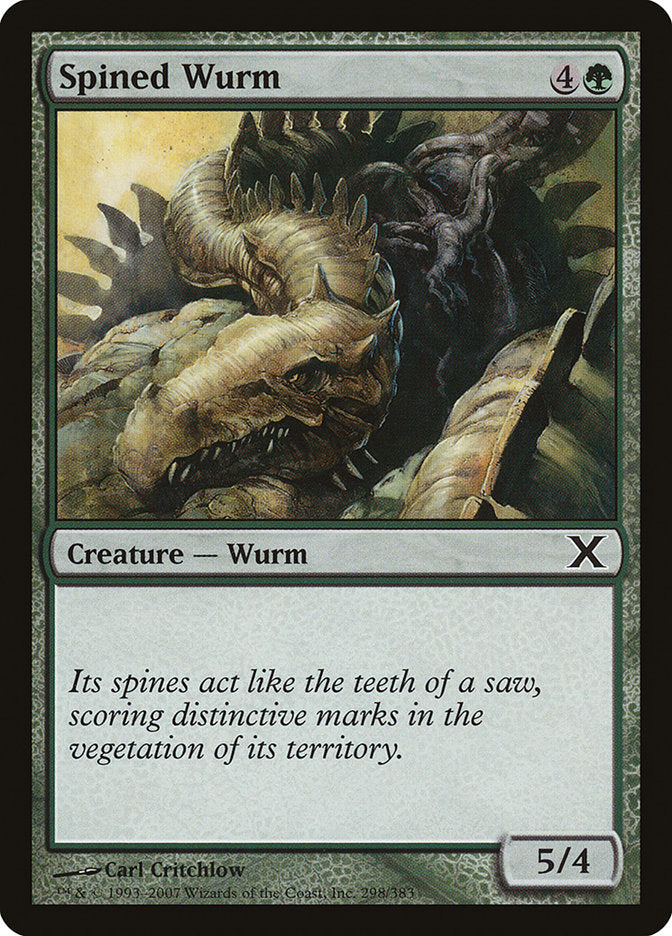 Spined Wurm [Tenth Edition] | Mega City Incorporated