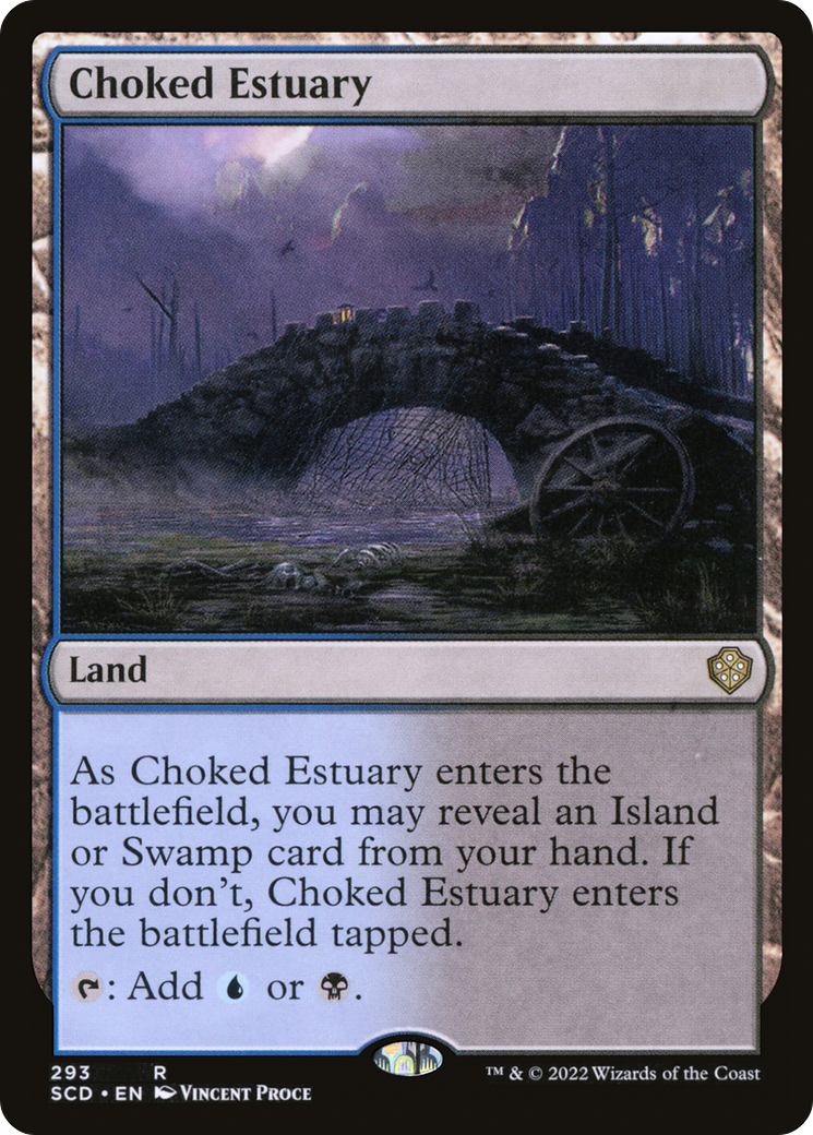 Choked Estuary [Starter Commander Decks] | Mega City Incorporated