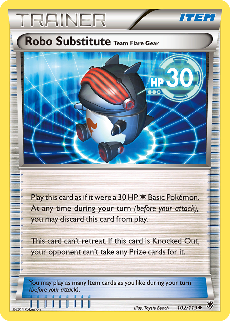 Robo Substitute Team Flare Gear (102/119) [XY: Phantom Forces] | Mega City Incorporated