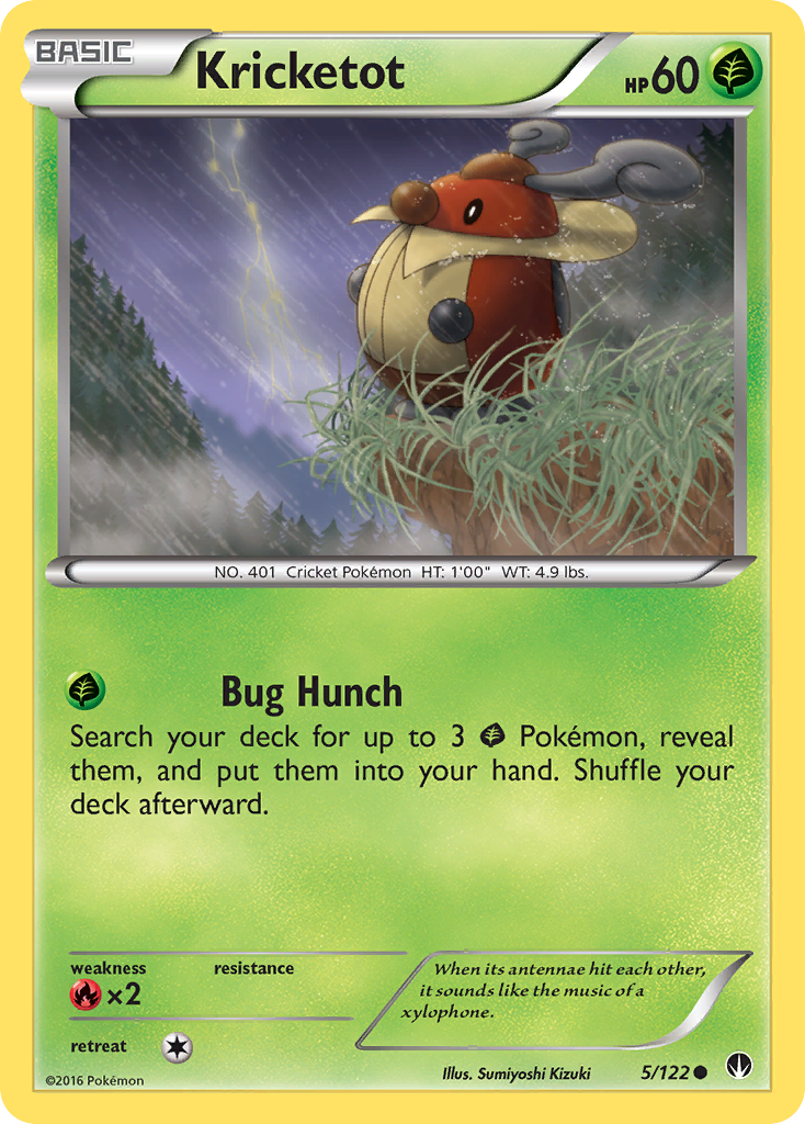 Kricketot (5/122) [XY: BREAKpoint] | Mega City Incorporated