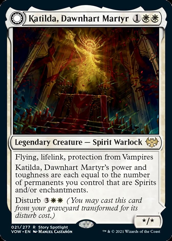 Katilda, Dawnhart Martyr // Katilda's Rising Dawn [Innistrad: Crimson Vow] | Mega City Incorporated