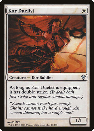 Kor Duelist [Zendikar] | Mega City Incorporated