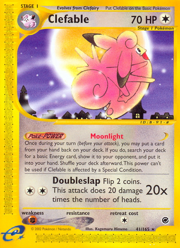 Clefable (41/165) [Expedition: Base Set] | Mega City Incorporated