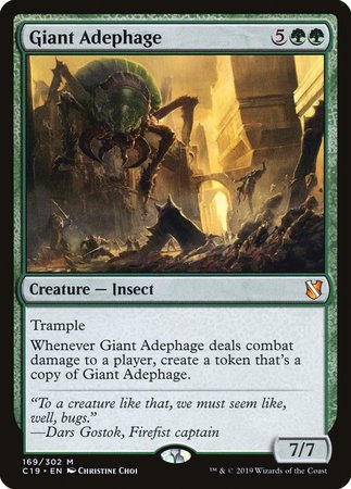 Giant Adephage [Commander 2019] | Mega City Incorporated