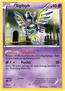 Sigilyph (52/124) (Theme Deck Exclusive) [Black & White: Dragons Exalted] | Mega City Incorporated