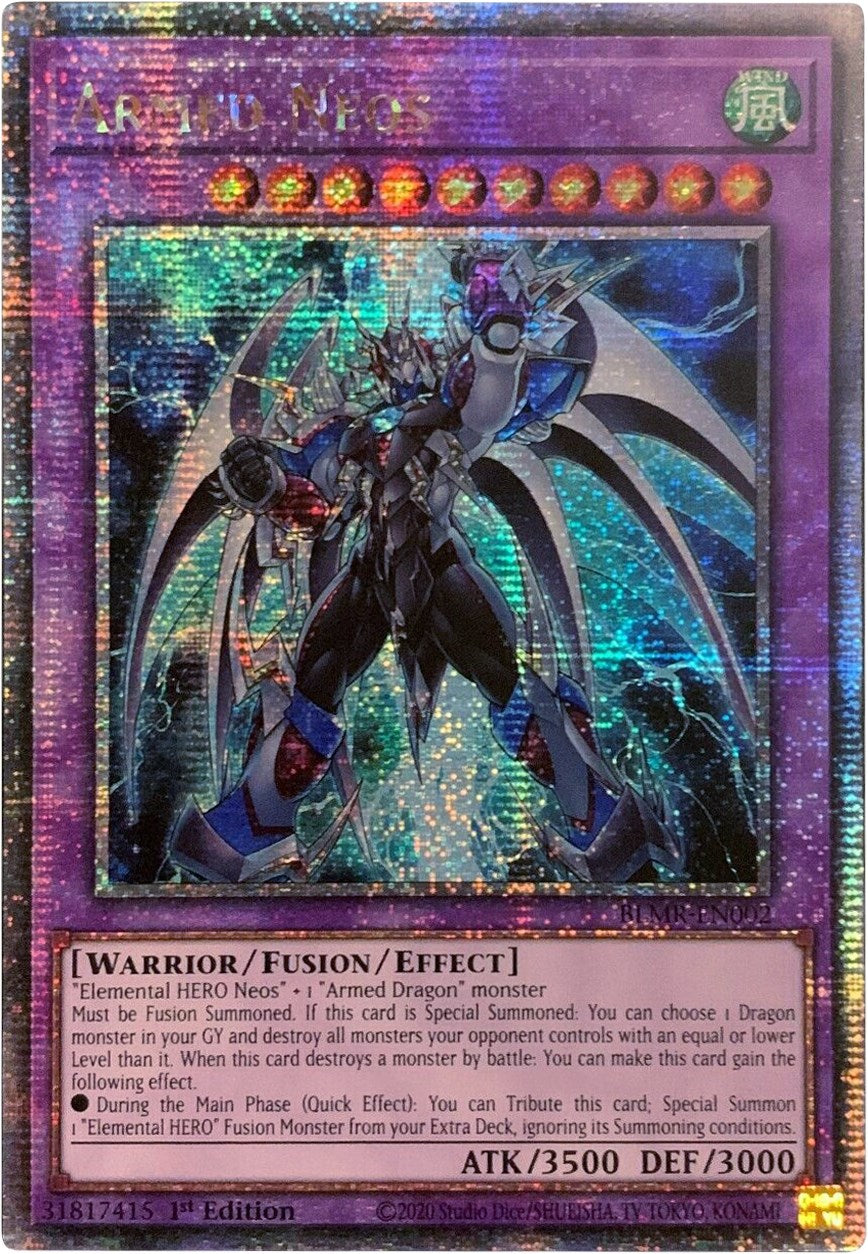 Armed Neos [BLMR-EN002] Quarter Century Secret Rare | Mega City Incorporated