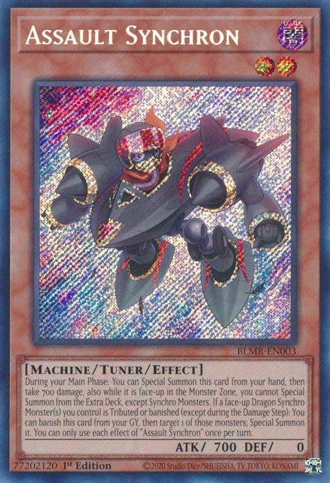 Assault Synchron [BLMR-EN003] Secret Rare | Mega City Incorporated