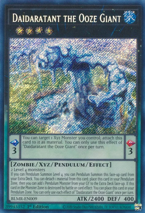 Daidaratant the Ooze Giant [BLMR-EN009] Secret Rare | Mega City Incorporated