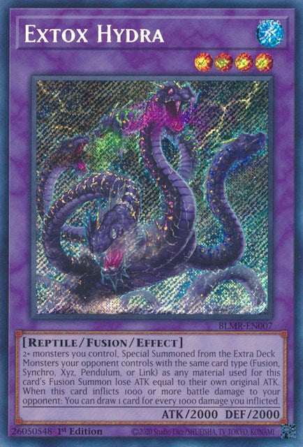 Extox Hydra [BLMR-EN007] Secret Rare | Mega City Incorporated