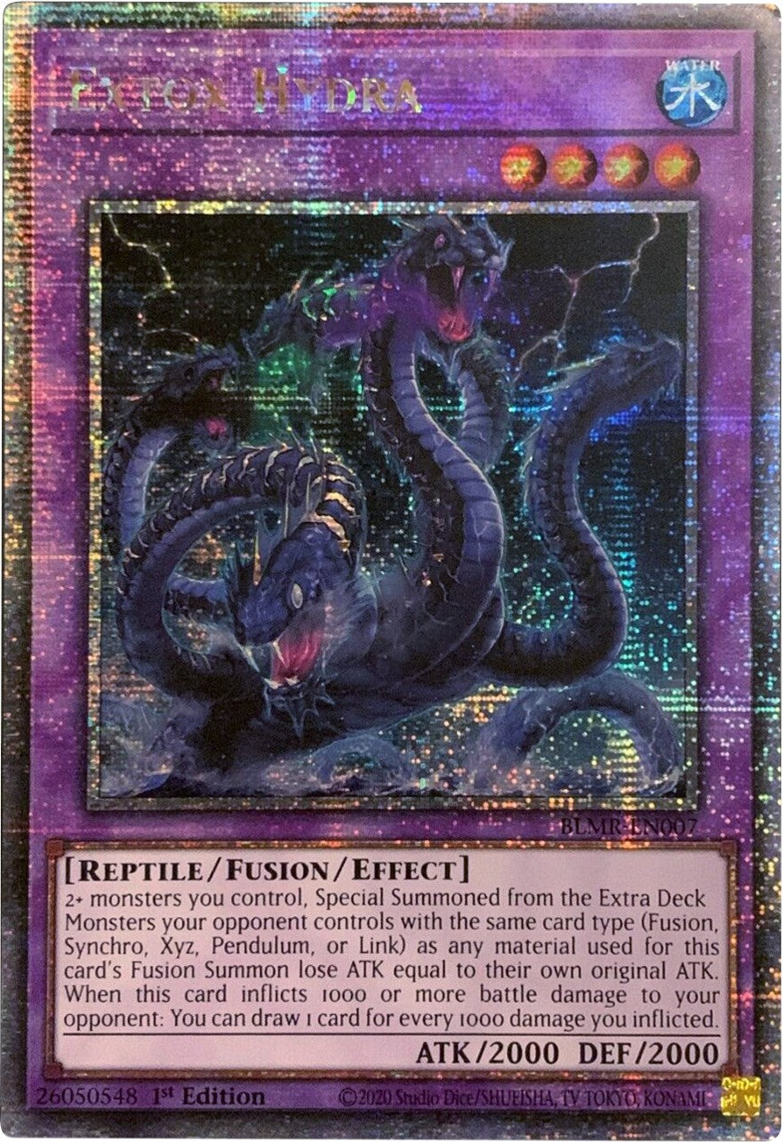 Extox Hydra [BLMR-EN007] Quarter Century Secret Rare | Mega City Incorporated