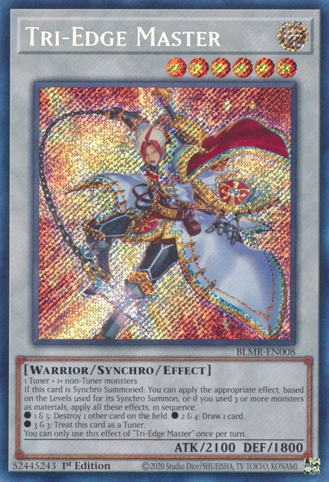 Tri-Edge Master [BLMR-EN008] Secret Rare | Mega City Incorporated