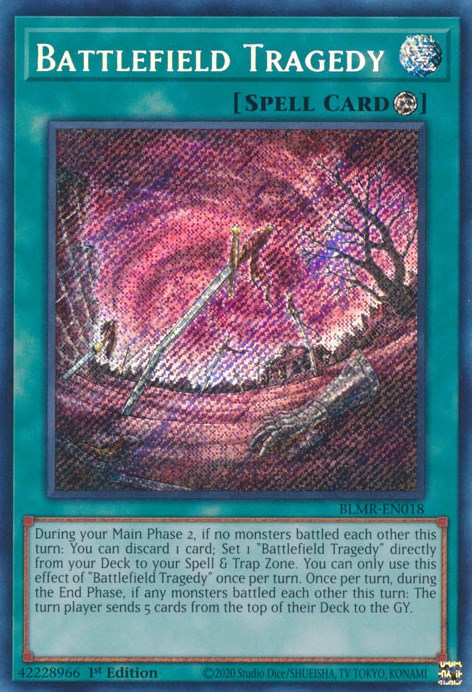 Battlefield Tragedy [BLMR-EN018] Secret Rare | Mega City Incorporated