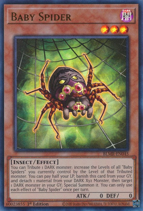 Baby Spider [BLMR-EN045] Ultra Rare | Mega City Incorporated