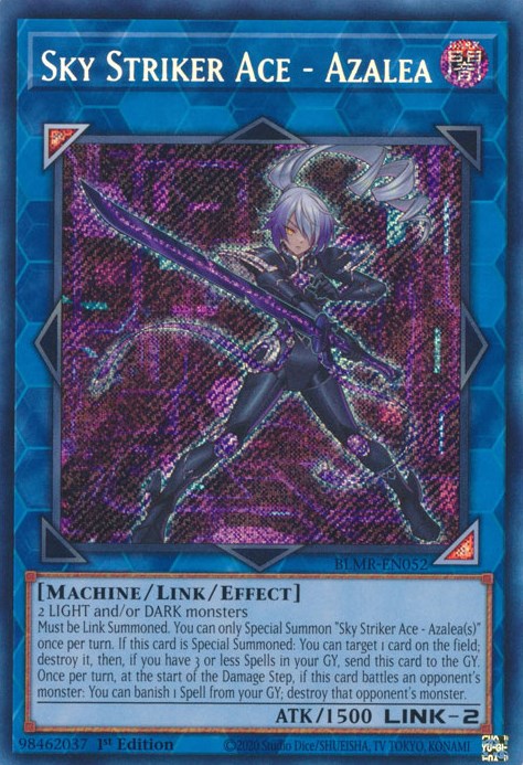 Sky Striker Ace - Azalea [BLMR-EN052] Secret Rare | Mega City Incorporated