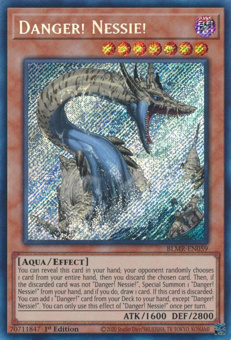 Danger! Nessie! [BLMR-EN059] Secret Rare | Mega City Incorporated