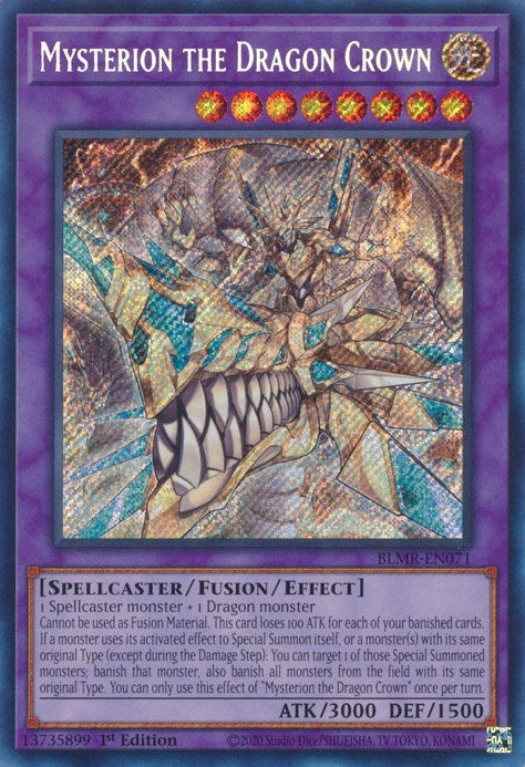 Mysterion the Dragon Crown [BLMR-EN071] Secret Rare | Mega City Incorporated