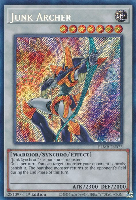 Junk Archer [BLMR-EN073] Secret Rare | Mega City Incorporated