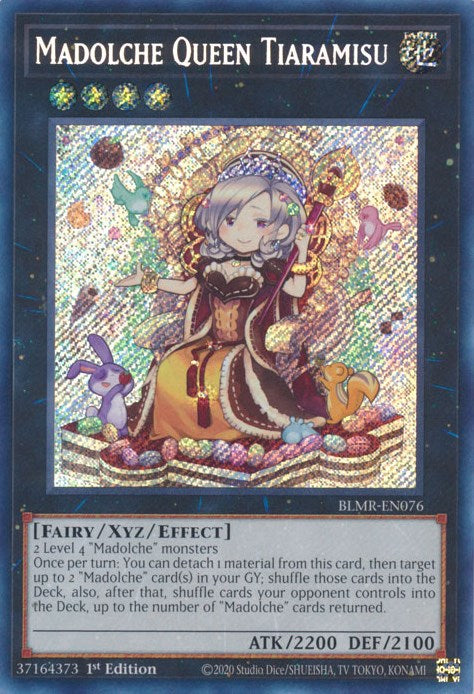 Madolche Queen Tiaramisu [BLMR-EN076] Secret Rare | Mega City Incorporated