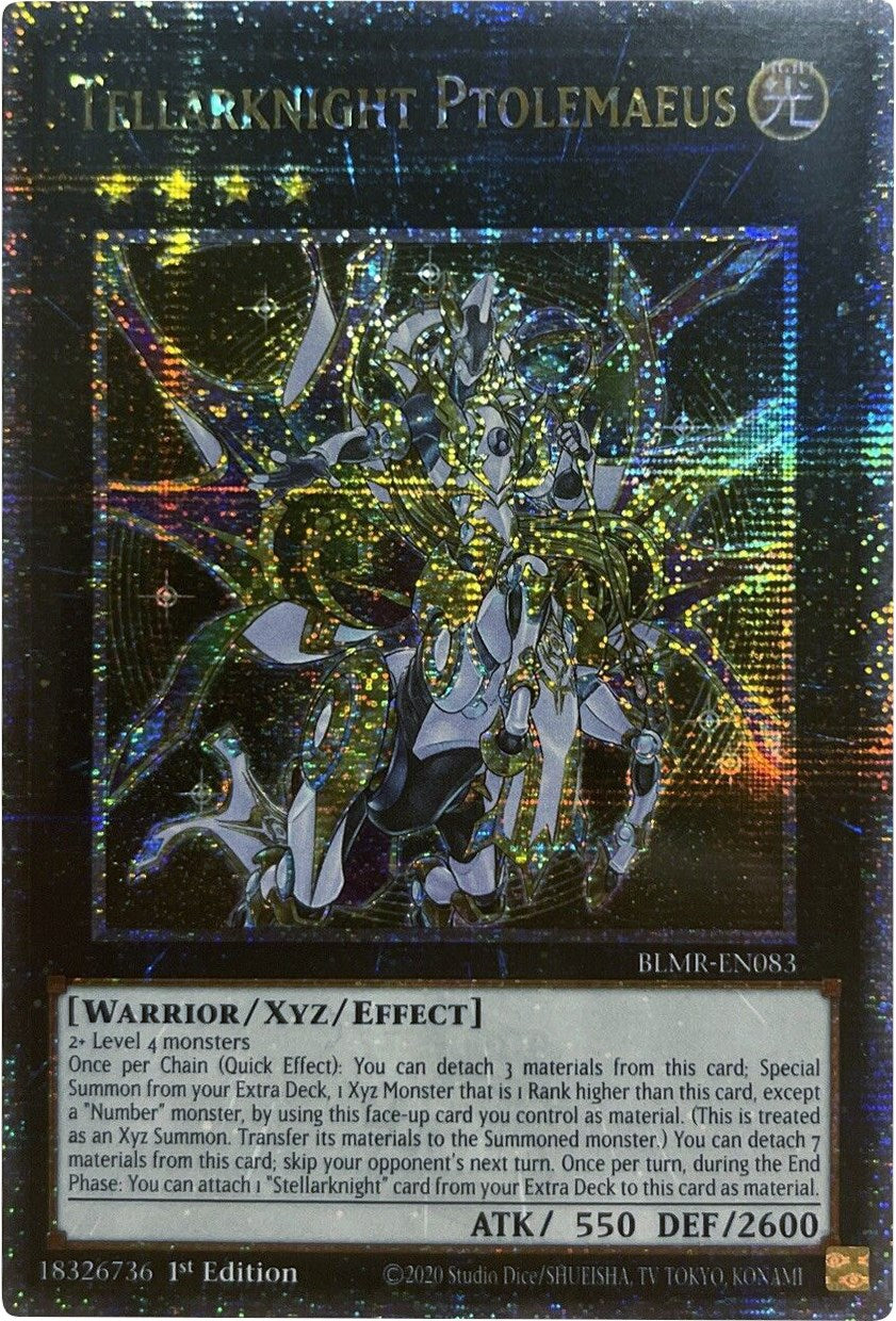 Tellarknight Ptolemaeus [BLMR-EN083] Quarter Century Secret Rare | Mega City Incorporated