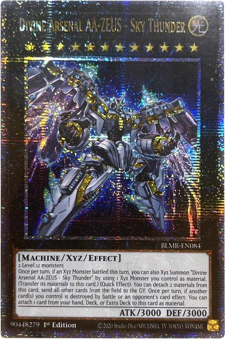 Divine Arsenal AA-ZEUS - Sky Thunder [BLMR-EN084] Quarter Century Secret Rare | Mega City Incorporated
