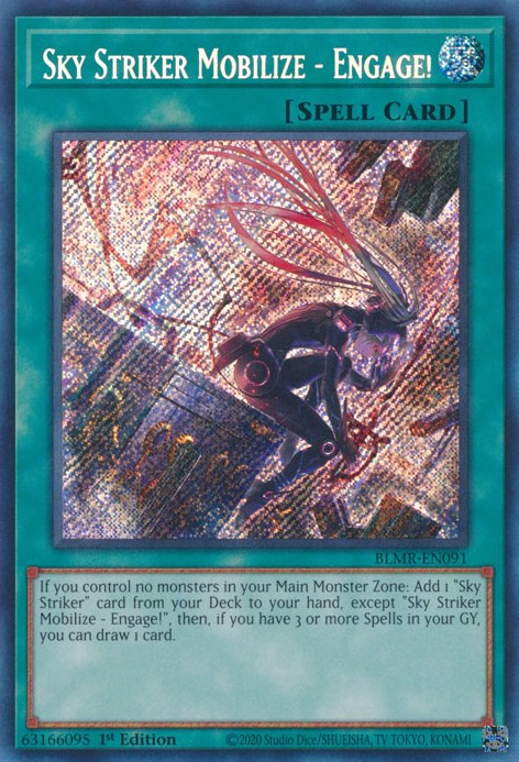 Sky Striker Mobilize - Engage! [BLMR-EN091] Secret Rare | Mega City Incorporated