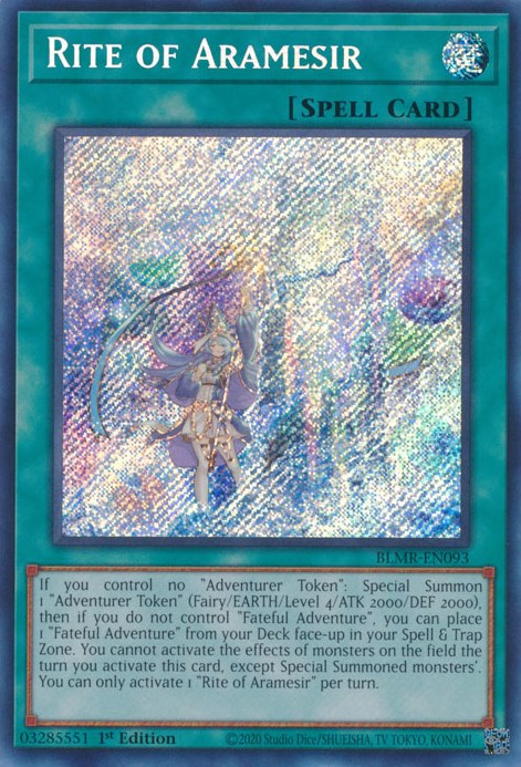 Rite of Aramesir [BLMR-EN093] Secret Rare | Mega City Incorporated