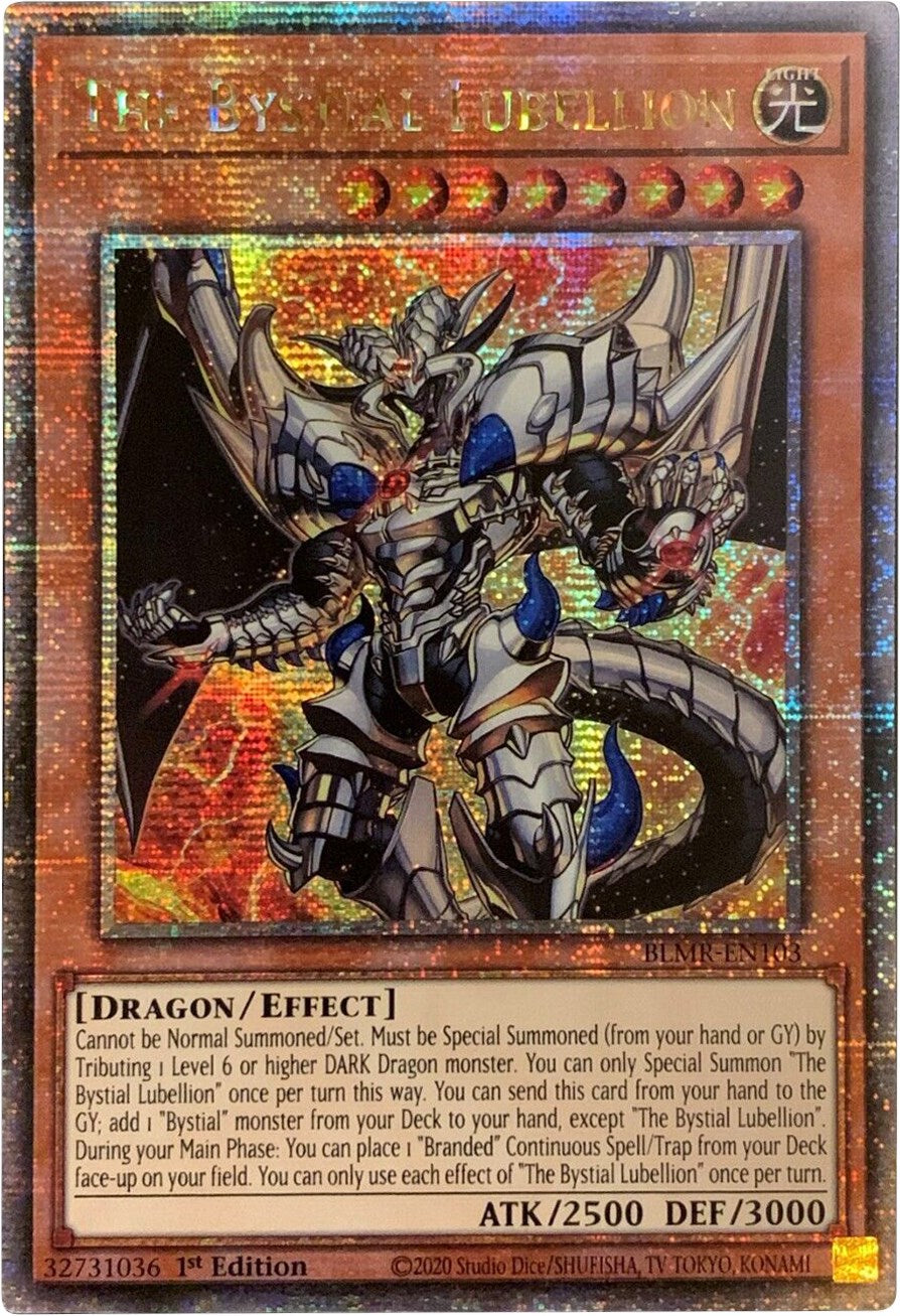 The Bystial Lubellion [BLMR-EN103] Quarter Century Secret Rare | Mega City Incorporated