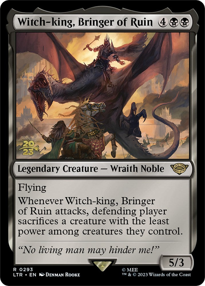 Witch-king, Bringer of Ruin [The Lord of the Rings: Tales of Middle-Earth Prerelease Promos] | Mega City Incorporated