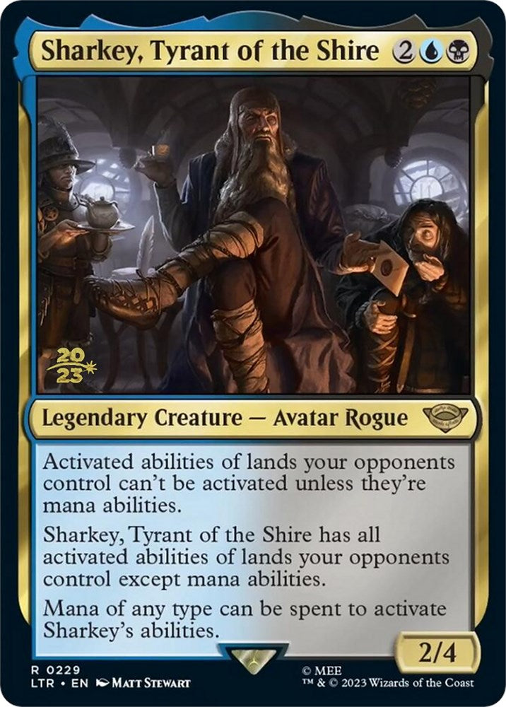 Sharkey, Tyrant of the Shire [The Lord of the Rings: Tales of Middle-Earth Prerelease Promos] | Mega City Incorporated