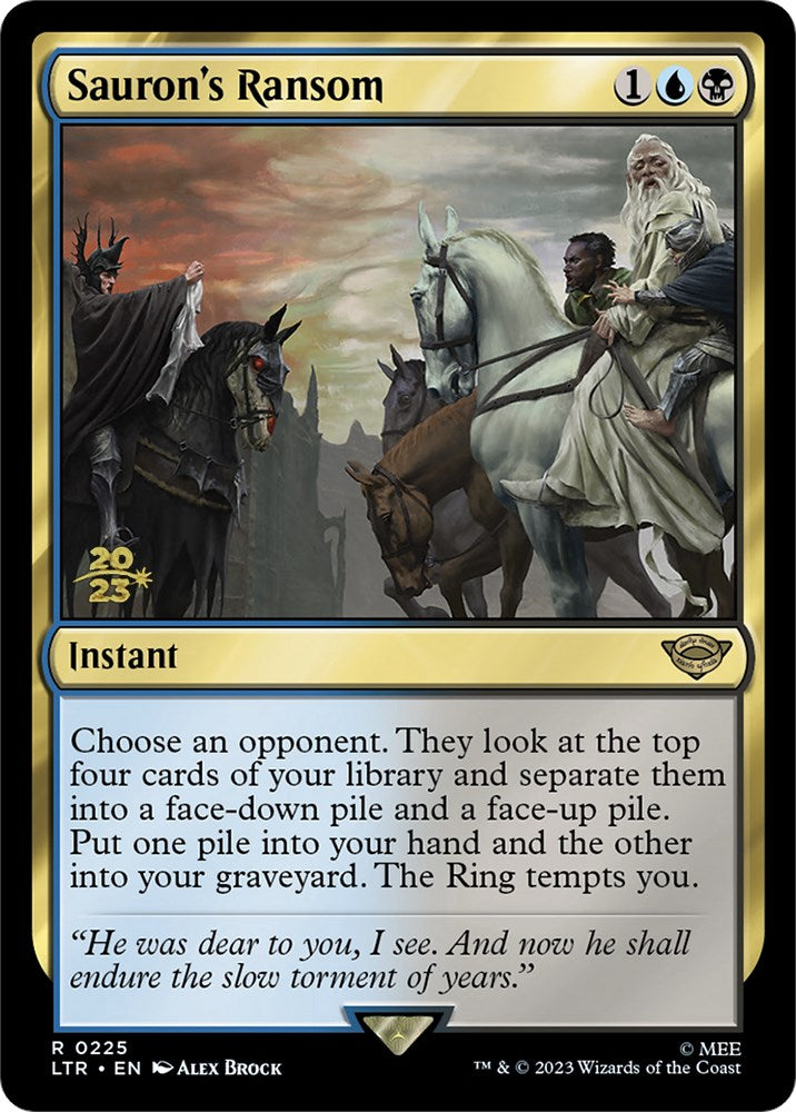 Sauron's Ransom [The Lord of the Rings: Tales of Middle-Earth Prerelease Promos] | Mega City Incorporated