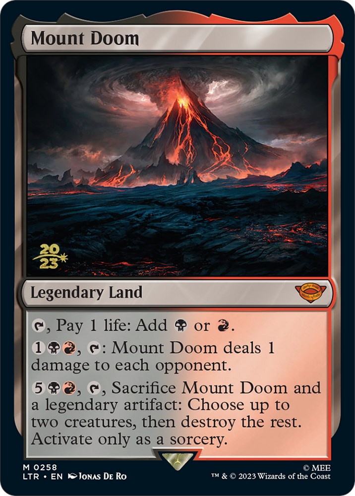 Mount Doom [The Lord of the Rings: Tales of Middle-Earth Prerelease Promos] | Mega City Incorporated