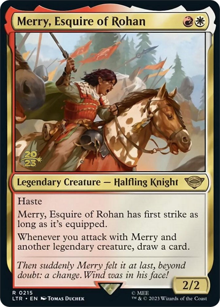 Merry, Esquire of Rohan [The Lord of the Rings: Tales of Middle-Earth Prerelease Promos] | Mega City Incorporated