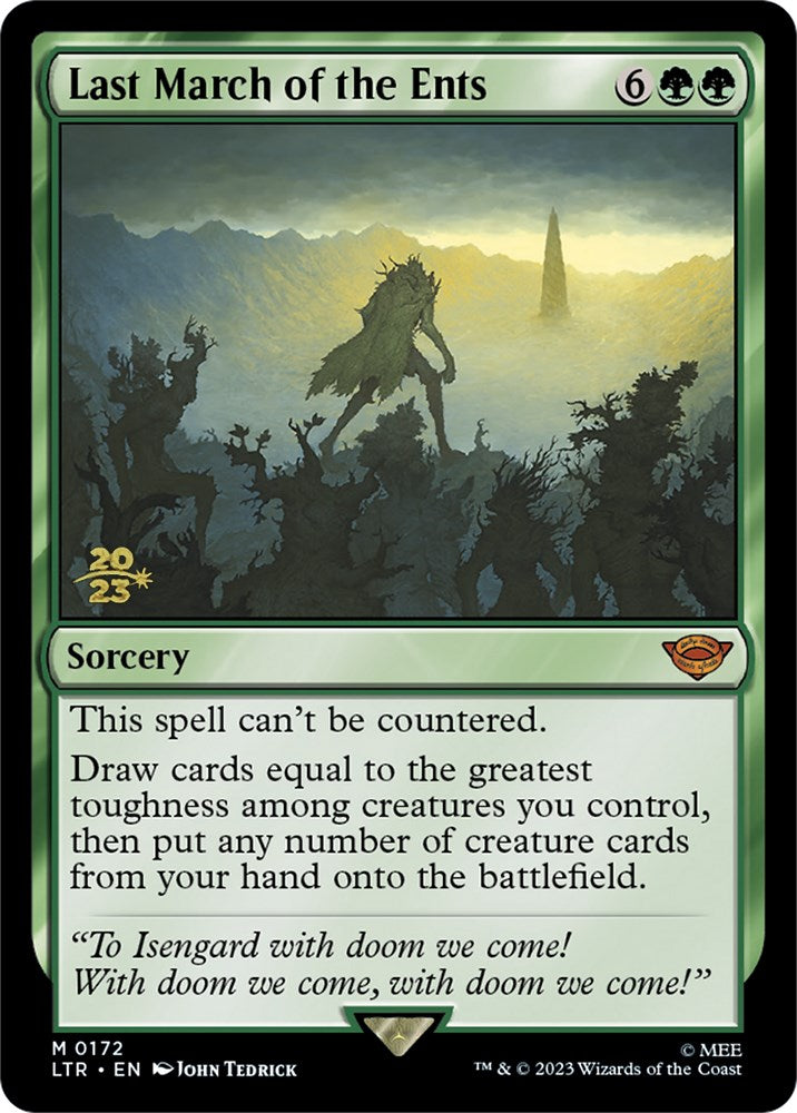 Last March of the Ents [The Lord of the Rings: Tales of Middle-Earth Prerelease Promos] | Mega City Incorporated