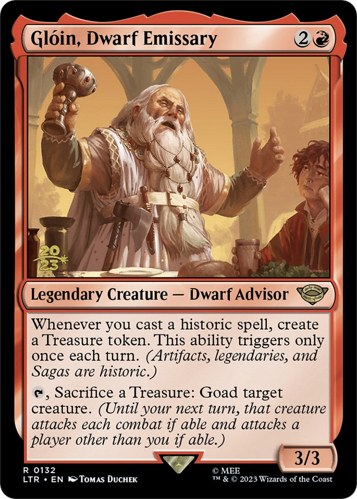 Gloin, Dwarf Emissary [The Lord of the Rings: Tales of Middle-Earth Prerelease Promos] | Mega City Incorporated