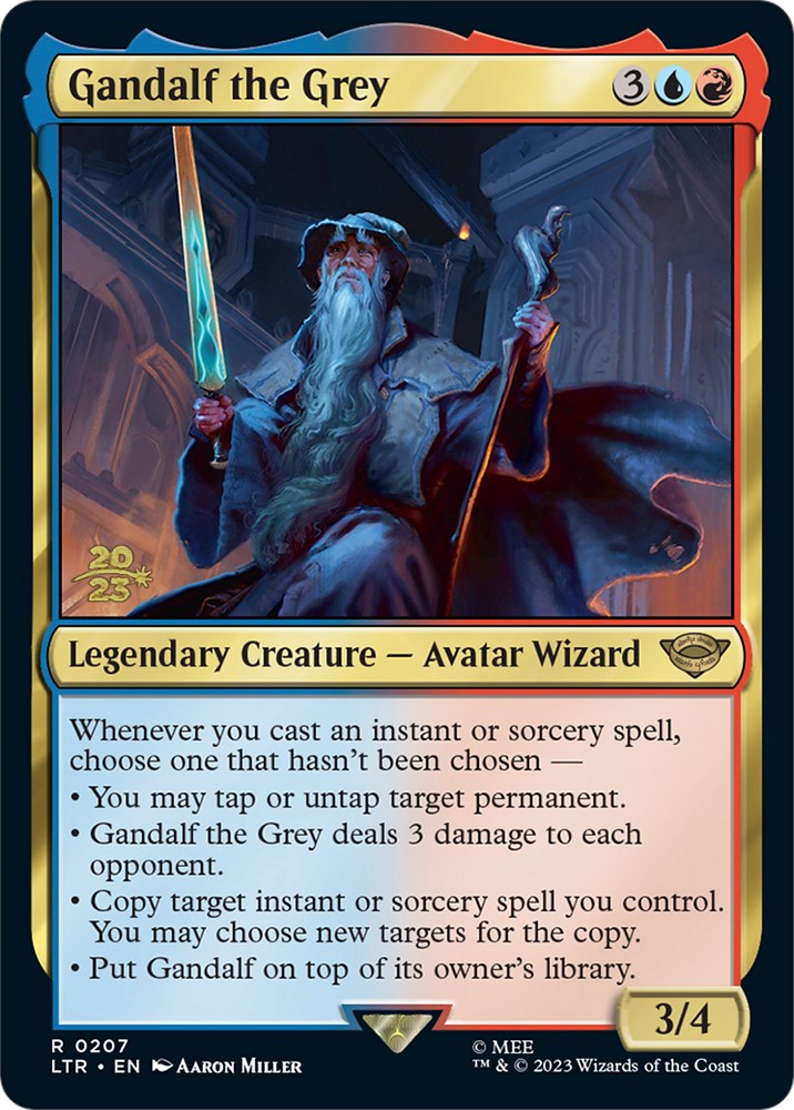 Gandalf the Grey [The Lord of the Rings: Tales of Middle-Earth Prerelease Promos] | Mega City Incorporated