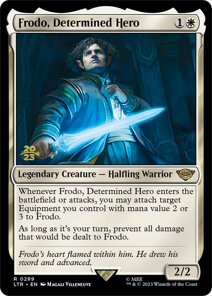 Frodo, Determined Hero [The Lord of the Rings: Tales of Middle-Earth Prerelease Promos] | Mega City Incorporated