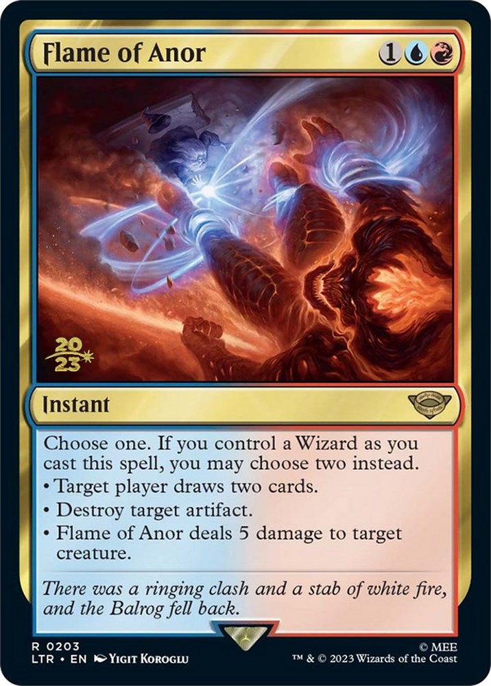 Flame of Anor [The Lord of the Rings: Tales of Middle-Earth Prerelease Promos] | Mega City Incorporated
