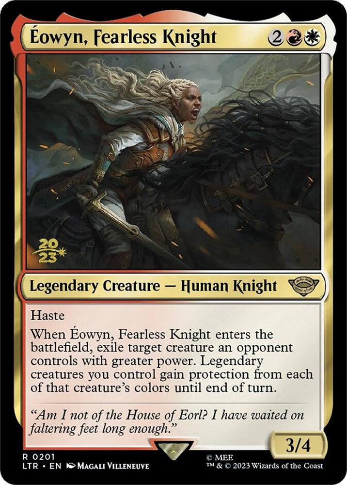 Eowyn, Fearless Knight [The Lord of the Rings: Tales of Middle-Earth Prerelease Promos] | Mega City Incorporated