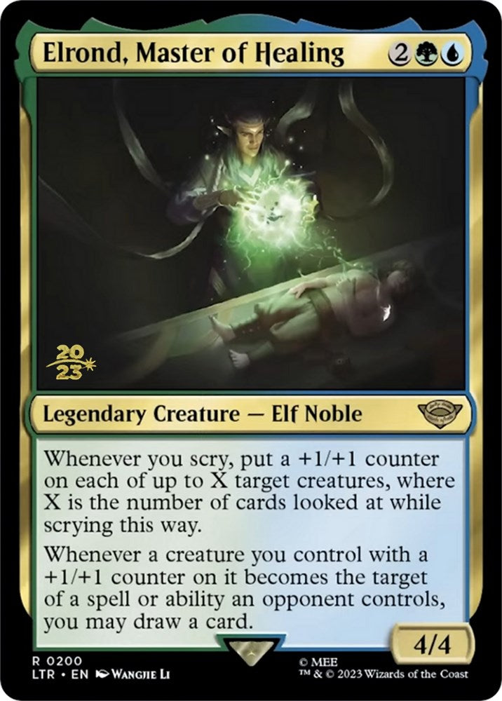 Elrond, Master of Healing [The Lord of the Rings: Tales of Middle-Earth Prerelease Promos] | Mega City Incorporated