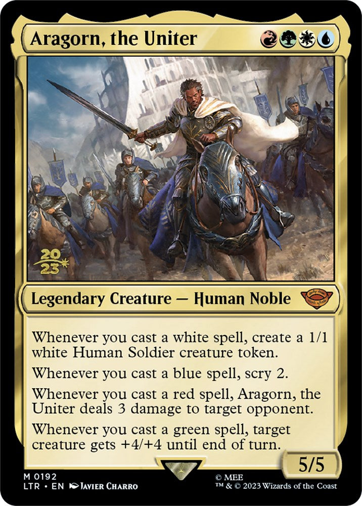 Aragorn, the Uniter [The Lord of the Rings: Tales of Middle-Earth Prerelease Promos] | Mega City Incorporated