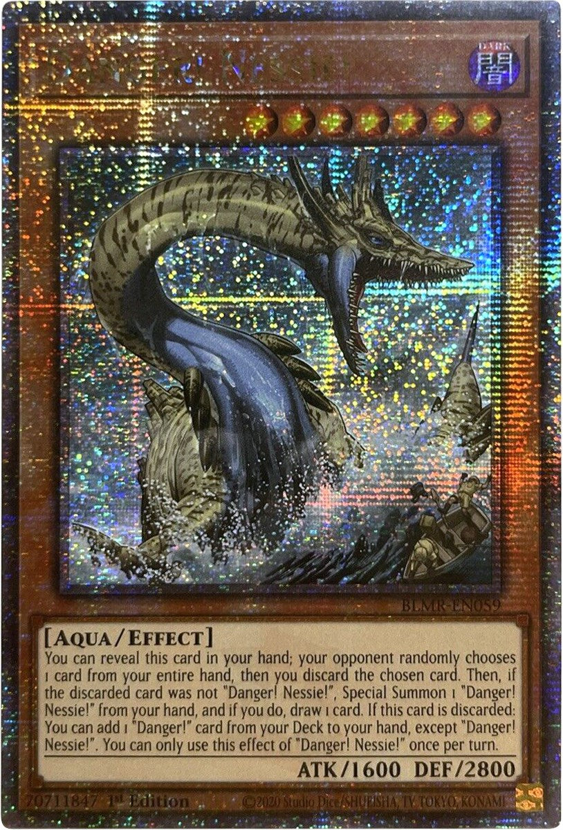 Danger! Nessie! [BLMR-EN059] Quarter Century Secret Rare | Mega City Incorporated