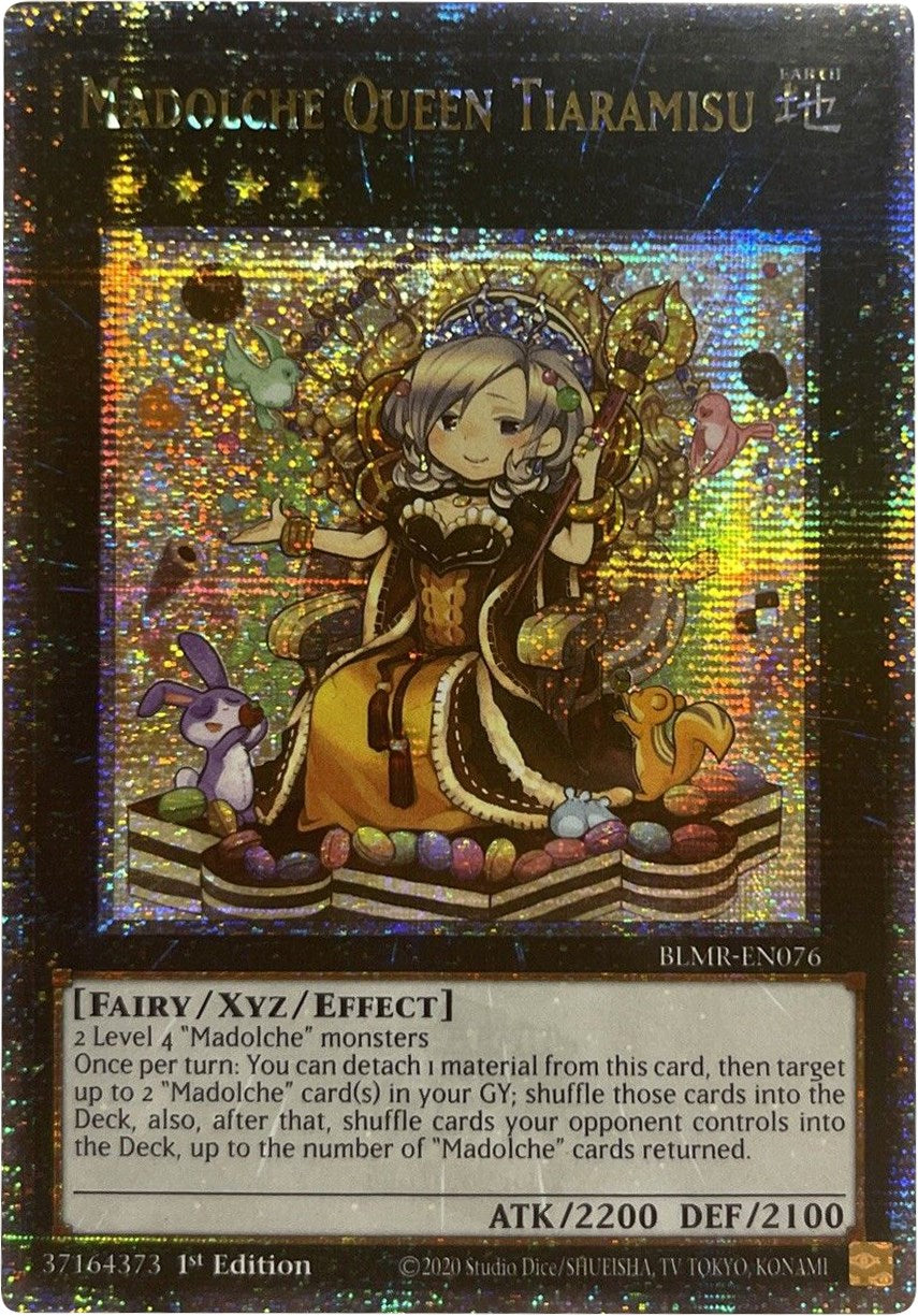 Madolche Queen Tiaramisu [BLMR-EN076] Quarter Century Secret Rare | Mega City Incorporated