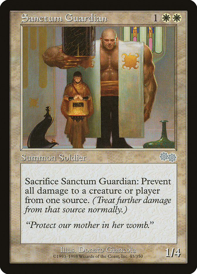 Sanctum Guardian [Urza's Saga] | Mega City Incorporated