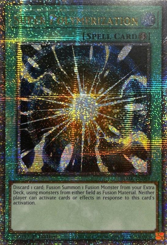 Super Polymerization [BLMR-EN089] Quarter Century Secret Rare | Mega City Incorporated